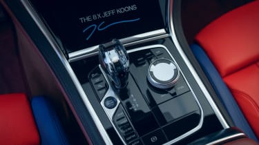 BMW 8 Series X Jeff Koons - centre console