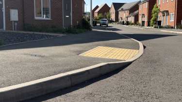 Dropped kerb - pedestrian crossing