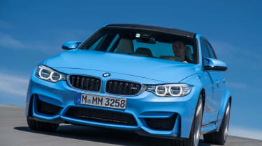 BMW M3 saloon 2014 blue