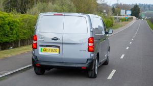 Toyota Proace Electric van - tracking rear