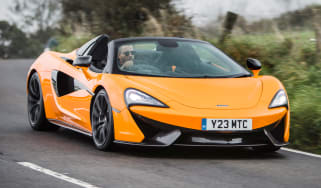 New McLaren 570S Spider - front