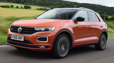 vw t-roc tracking front