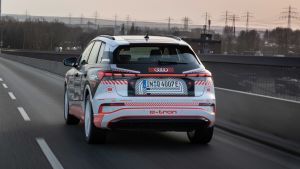 Audi Q4 e-tron prototype - rear action Audi Q4 e-tron prototype - rear action
