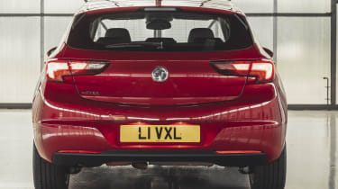 Vauxhall Astra 2019 facelift - rear static