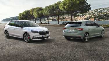 Skoda Fabia 130 - front and rear