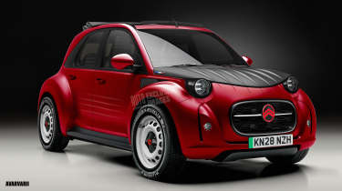 Citroen 2CV retro render