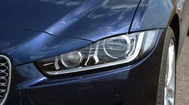 Jaguar XE AWD - front light detail
