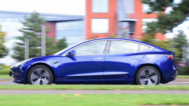 Used Tesla Model 3 long termer - side