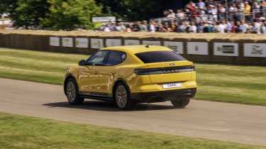 New Ford Capri - rear tracking 