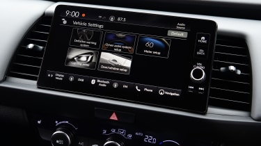 Honda Jazz - infotainment screen displaying homescreen menu