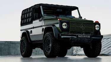 Mercedes G-Class Past II Future - front 3/4 fabric roof