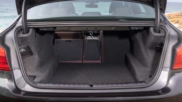 New BMW 5 Series - boot seats down