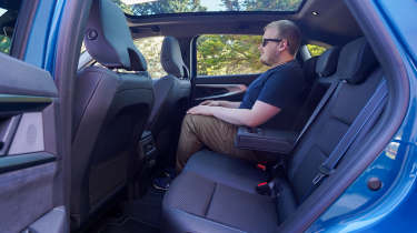 Ellis Hyde sat in the Renault Austral
