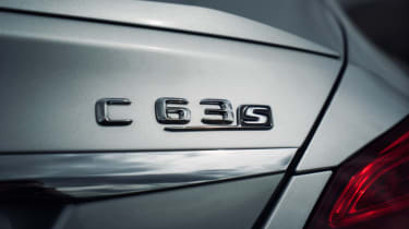 Mercedes C63 AMG saloon - badge rear