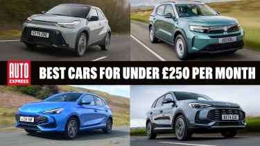 Best cars for under £250 per month - header image