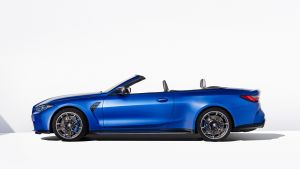 BMW M4 Competition Convertible - side roof down
