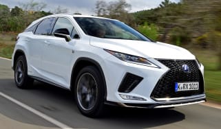 Lexus 450h F Sport - front tracking