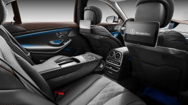 New Mercedes S-Class - rear seats