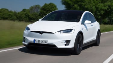 Tesla Model X - front action