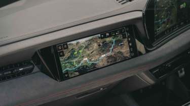 Audi A6 e-tron - passenger touchscreen