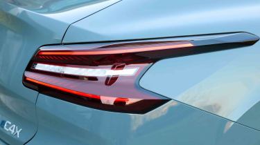 Citroen e-C4 X - rear light detail