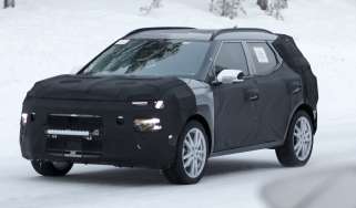 Hyundai compact SUV - front 3/4