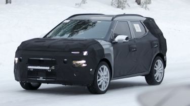 Hyundai compact SUV - front 3/4