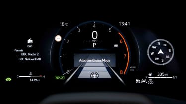 Lexus LBX - digital instrument cluster