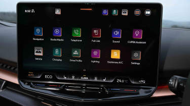 Cupra Tavascan – infotainment