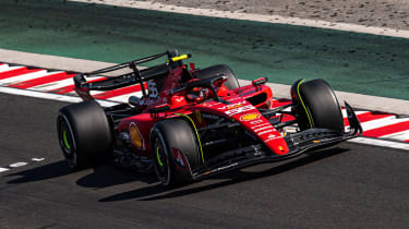 Ferrari F1 action