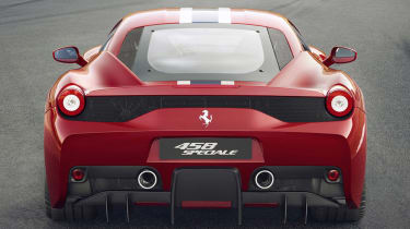 Ferrari 458 Speciale rear