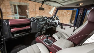 Land Rover Defender Zulu interior