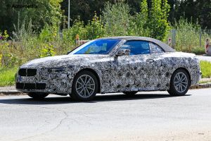 BMW 4 Series convertible spied front