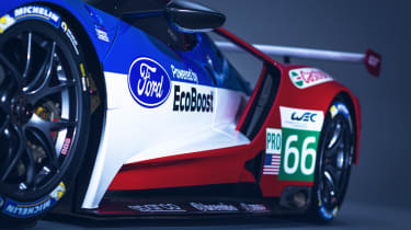 New Ford GT Le Mans car detail