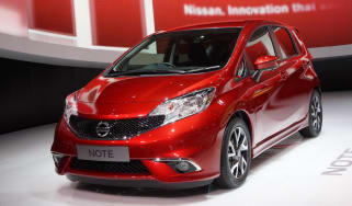New Nissan Note front three-quarters