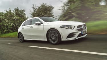 Mercedes A-Class tracking front
