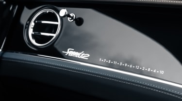 Bentley Speed Edition 12 range - detail