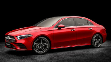 Mercedes A-Class saloon - red front