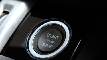 Range Rover Evoque Diesel Coupe start button