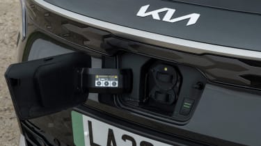 Kia Niro EV - charging socket (open)