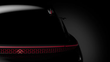 Faraday Future rear end teaser picture