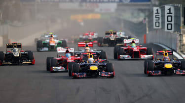 Korean Grand Prix opening lap