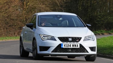 SEAT Leon SC Cupra UK action