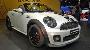 MINI Roadster at Detroit front three-quarters