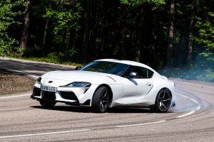 Toyota Supra - front action