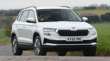 Skoda Karoq facelift - front action