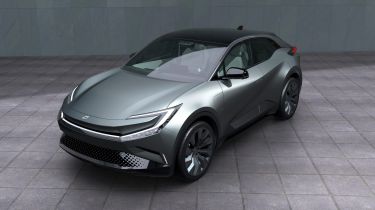 Toyota bZ Compact SUV Concept - front. high
