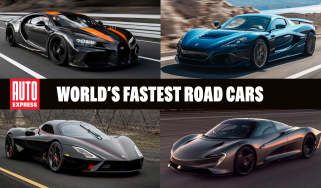 Fastest road cars - header