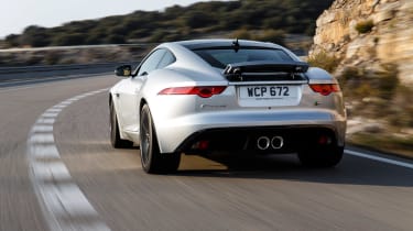Jagaur F-Type Coupe 2014 rear action