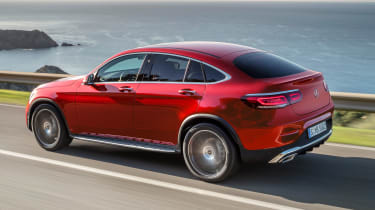 Mercedes GLC Coupe - rear tracking 